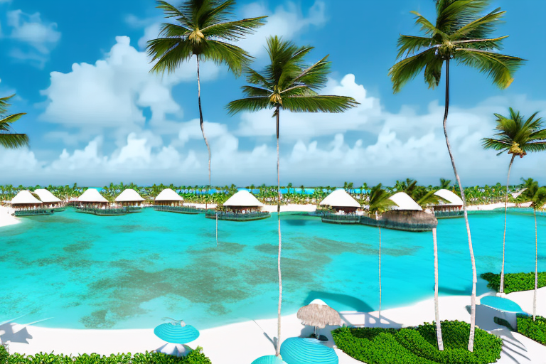 A luxurious beachfront resort in playa del carmen
